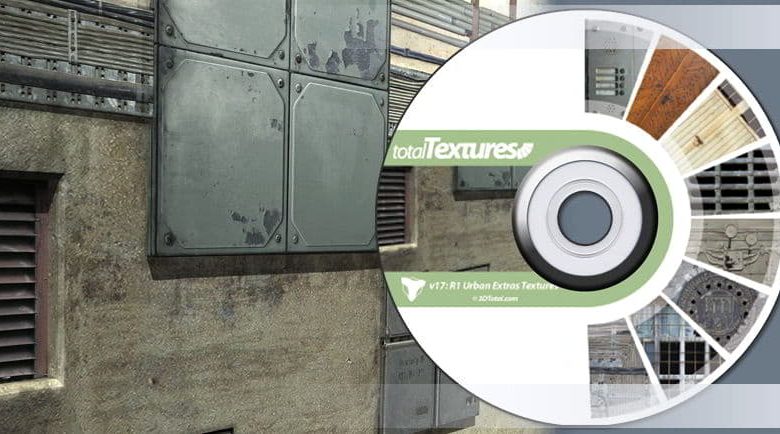 دانلود پکیج متریال تکسچر برای رندر شهری بیرونی رندر های خارجی Total Textures Urban Extras