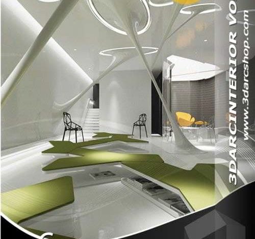 دانلود پکیج صحنه سه بعدی آماده داخلی ویری تری دی مکس 3darcinterior Vray 3ds max