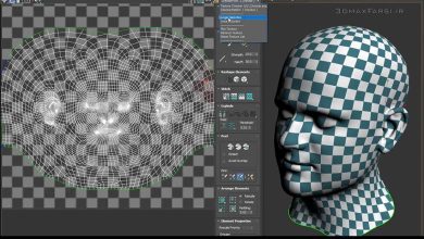 دانلود رایگان پلاگین UnwrapPro تنظیم مقیاس متریال تریدی مکس 3dsmax 2018