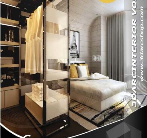 دانلود مدل سه بعدی صحنه داخلی تری دی مکس ویری 3darcinterior vol 02