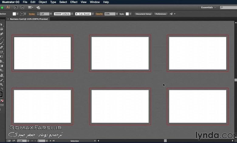 دانلود آموزش ساخت آرت بورد اسناد چند گانه  multiartboard documents Illustrator cc