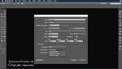آموزش مبتدی ایلوستریتور : ساخت یک سند جدید illustrator cc creating new documents