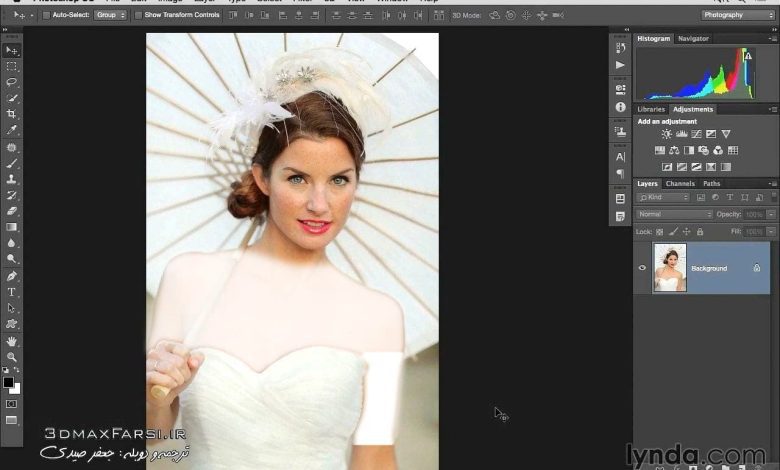 دانلود رایگان آموزش فارسی ویدئویی فتوشاپ پیکسل تغییر اندازه تصویر photoshop resizing image