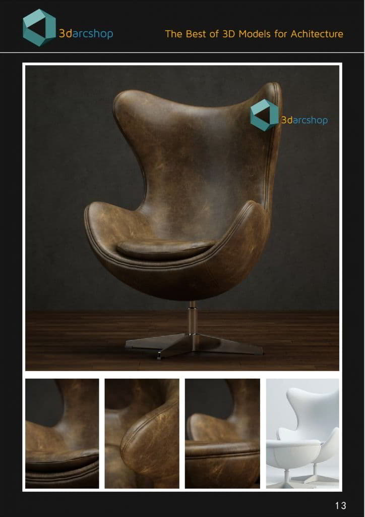 3Darcshop Boutique Sofa Chair Series Vol 01 6