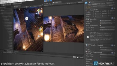 آموزش کنترل کننده یونیتی pluralsight Unity Navigation Fundamentals