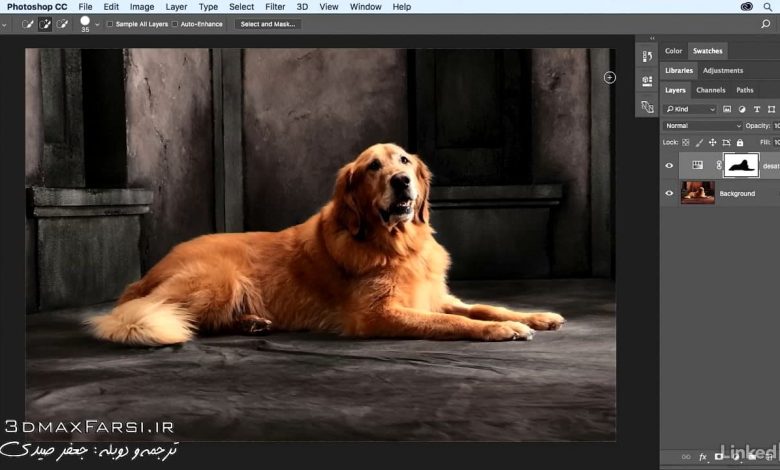 آموزش ویدیویی انتخاب و جدا کردن مو به‌ صورت حرفه‌ای در فتوشاپ