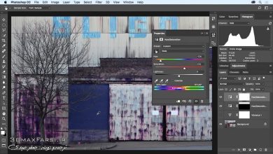 آموزش تنظیم رنگ عکس در فتوشاپ Photoshop vibrance hue saturation