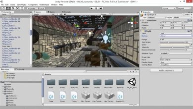 Unity Baking Lighting Setting up level baking lighting