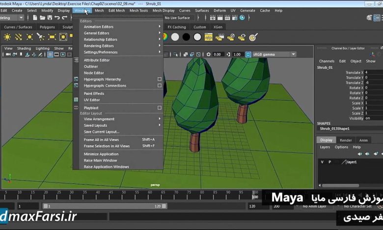 آموزش اسنپ مایا Maya Snapping