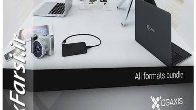 دانلود آبجکت سه بعدی لوازم الکترونیکی کامپیوتر Cgaxis Models 3d Electronics IV