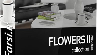 دانلود آّجکت گل و گیاه CGAxis Models FLOWERS II