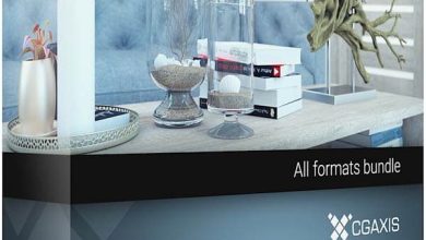 دانلود آبجکت وسایل دکوری وسایل تزیینی فانتزی تری دی مکس ویری CGAxis Models Decorations