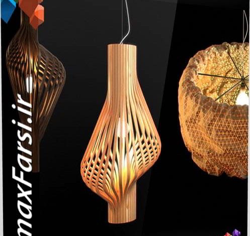 دانلود رایگان آبجکت روشنایی لوستر سه بعدی CGAxis Models Lighting Collection