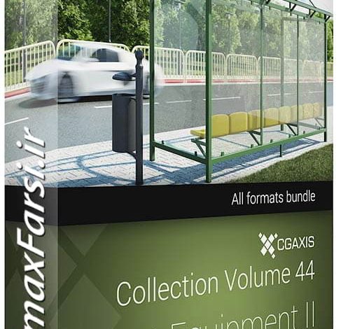 آبجکت خیابان و شهر تری دی مکس ویری Cgaxis Models Street Equipment II