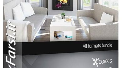 دانلود آبجکت شومینه مدرن برای 3d max