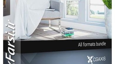 دانلود مدل سه بعدی پرده اتاق خواب و پذيرايی تری دی مکس وی ری Cgaxis Models 3d Blinds