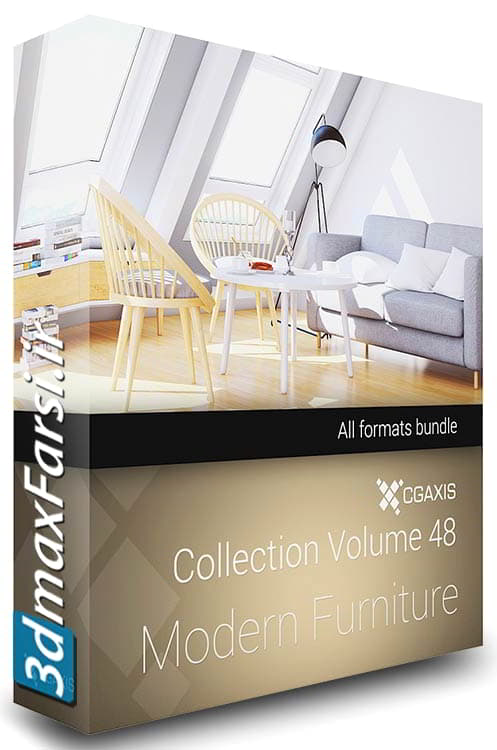 آبجکت مبلمان جدید تری دی مکس ویری Cgaxis Models 3d Modern Furniture Vray 3ds max
