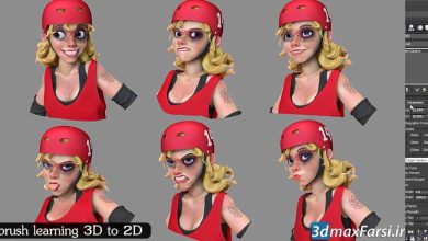 آموزش طراحی و ایجاد شخصیت کارتونی زیبراش ZBrush