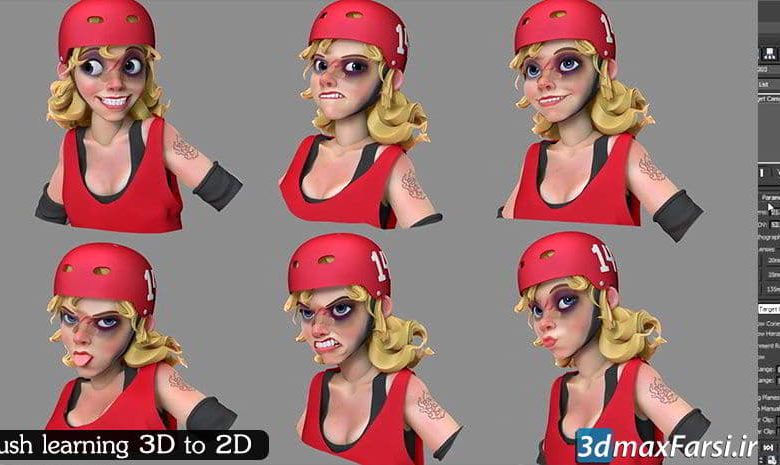 آموزش طراحی و ایجاد شخصیت کارتونی زیبراش ZBrush