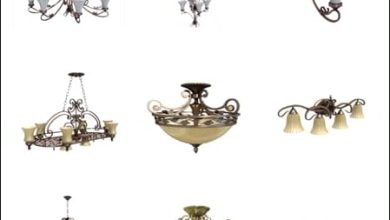 دانلود رایگان مدل سه بعدی لوستر کلاسیک 3D Models Collection 022 Classic Lights