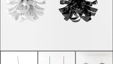 دانلود رایگان مدل سه بعدی لوستر 3D66 - Chandelier