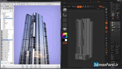 آموزش زیبراش در معماری نرم افزارحجاری اسکالپتینگ ZBrush Architectural Design