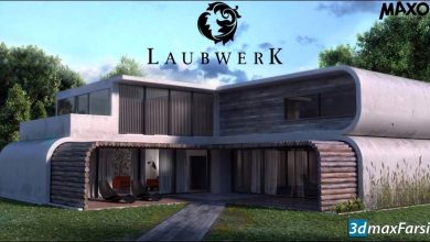 دانلود آموزش شبیه سازی معماری سینما فوردی Cinema-4D Architectural Visualization