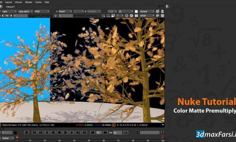 آموزش حل مشکل کاپوزیت بگراند نوک Color Matte Nuke Tutorial
