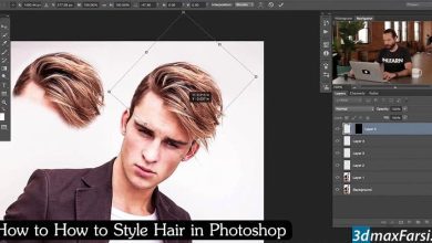 How to How to Style Hair in Photoshop