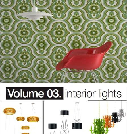 دانلود مدل سه بعدی لوستر و آباژور ModelPlusModel Vol 03 Interior Lights