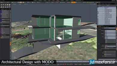 آموزش نرم افزار مودو در معماری Architectural Design MODO