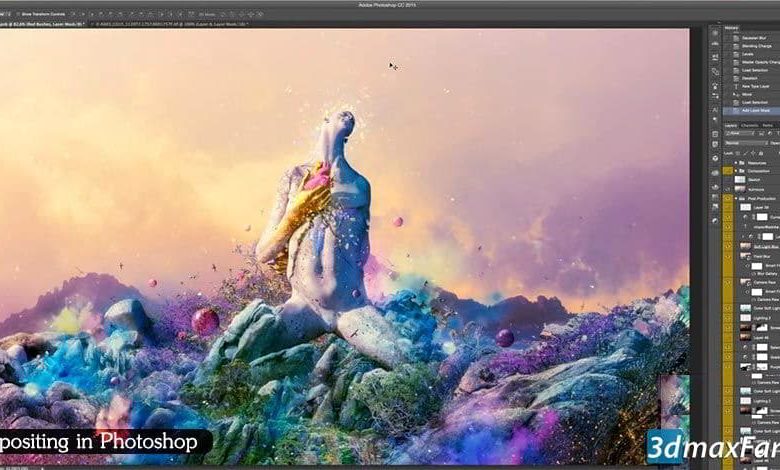 آموزش کامپوزیتینگ تصاویر در فتوشاپ Compositing Photoshop