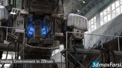 آموزش طراحی محیط سه بعدی زیبراش: بازی سازی فیلم Creating Environment ZBrush