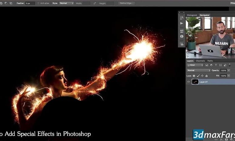 آموزش دادن افکت ویژه به تصاویر در فتوشاپ Photoshop Special Effects