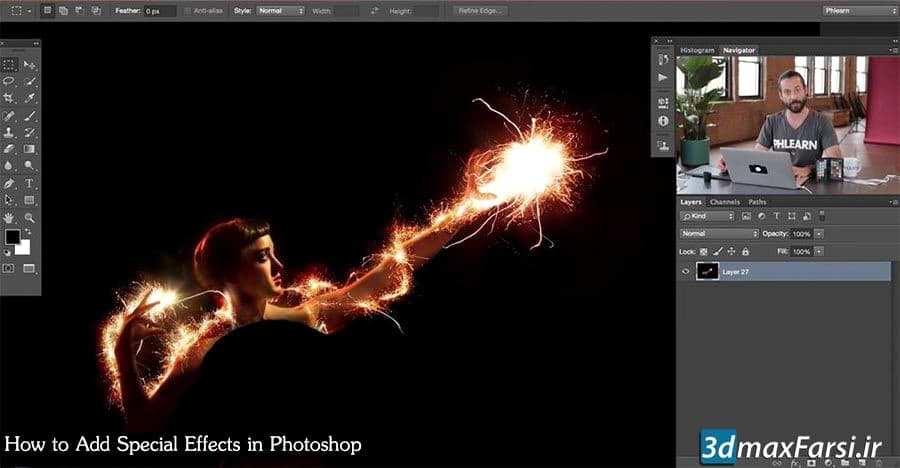 آموزش دادن افکت ویژه به تصاویر در فتوشاپ Photoshop Special Effects