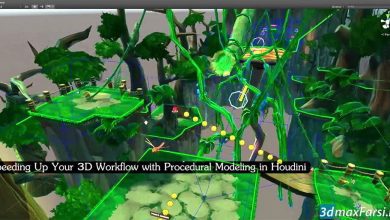 آموزش مدلسازی هودینی سریع Houdini 3D Procedural Modeling