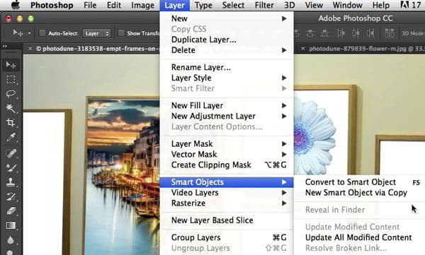 آموزش اسمارت آبجکت فتوشاپ Adobe Photoshop Smart Objects