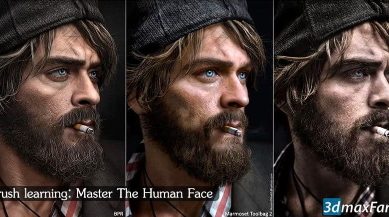 آموزش کامل حجاری صورت زیبراش Zbrush sculpting Human Face