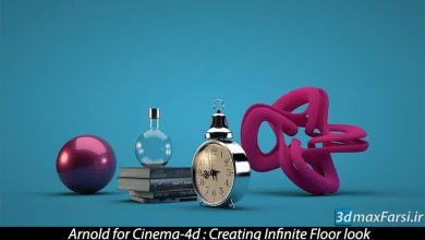 فیلم آموزش پلاگین رندر آرنولد برای سینمافوردی Arnold for Cinema 4d