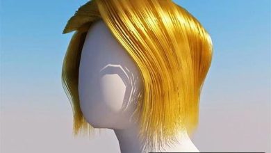 آموزش مدلسازی مو تری دی مکس 3ds max create hairs