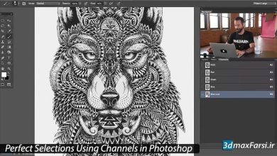 آموزش channels در فتوشاپ | تفکیک رنگ به کمک پالت Photoshop Channels