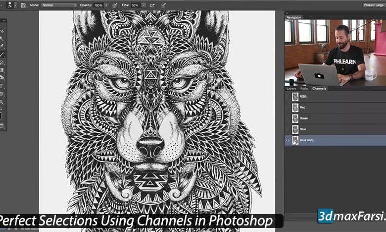 آموزش channels در فتوشاپ | تفکیک رنگ به کمک پالت Photoshop Channels