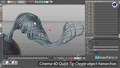 آموزش ساخت آبجکت hierarchies سینمافوردی Cinema 4D