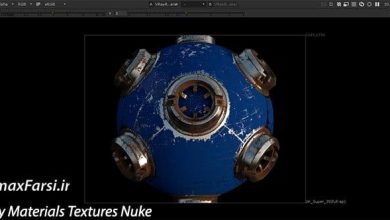 آموزش کار با متریال و تکسچر ویری برای نوک VRay Materials Textures Nuke