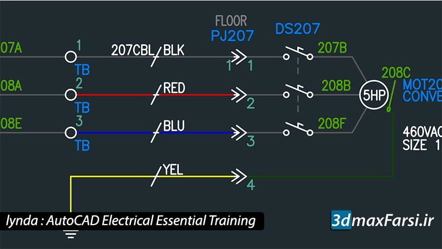 آموزش نرم‌افزار اتوکد الکتریکال AutoCAD Electrical دانلود رایگان مقدماتی تا پیشرفته