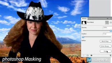 فیلم آموزش ماسک در فتوشاپ انواع وکتور ماسک Adobe Photoshop Masking