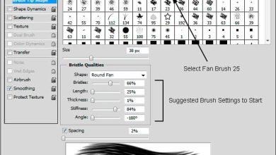 آموزش ابزار نقاشی فتوشاپ Adobe Photoshop CC Painting Tools