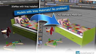دانلود پلاگین Max To Cinema4D v4.0 انتقال فایل مکس به سینمافوردی
