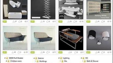 دانلود پکیج کامل آبجکت های سه بعدی 3ddd profi 3d models full collection