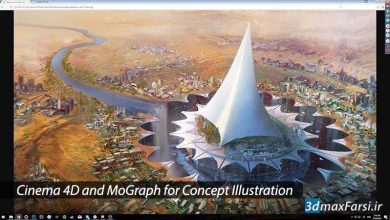 آموزش سینمافوردی موگراف در معماری Cinema 4D MoGraph